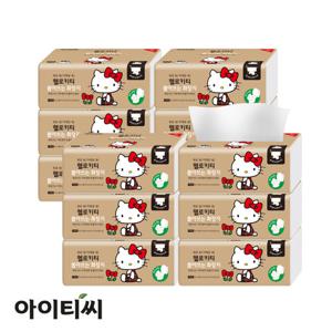 [헬로키티] 골드 뽑아쓰는화장지 100매 X 12팩