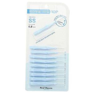 [JHQS8SX7_52CG]치간 칫솔 0.8mm 10입 1P 국산 임플란트