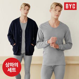 BYC 남성 소프트 고신축 순면 내복 상하의 세트