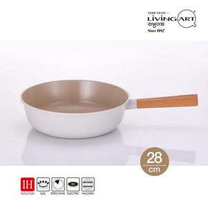 리빙아트 인덕션 세라믹 궁중팬 28cm