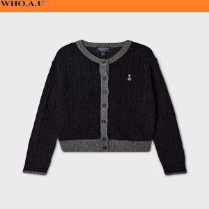 [후아유]W.A.U Steve Cable Cardigan(NAVY)-WHCKG4911F_IC_IC