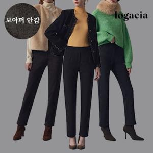 로가시아 윈터 스타일 밍크 퍼 본딩 팬츠 3종
