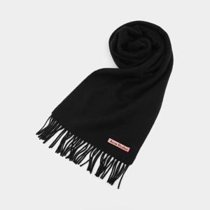 아크네 26FW 패치로고 울 프린지 헤비 공용 머플러 CA0218 900