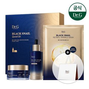 닥터지 블랙 스네일 스페셜 세트 (크림 50ml + 앰플 50ml + 링클 마스크팩 1매)+쇼핑백