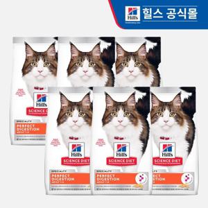 힐스 고양이사료 어덜트 퍼펙트 다이제스천 연어 1.6kg x 6개_606869