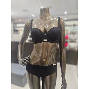 갤러리아_블랙 반컵 와이어 브라,팬티세트(75A~85D)WBWBR5O18T,WBWPT5O18T