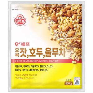 오뚜기 오쉐프 오곡잣호두율무차 800g