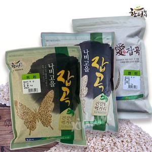 [월야농협] 귀리 1kg + 보리쌀 1kg + 현미 1kg (총 3kg)
