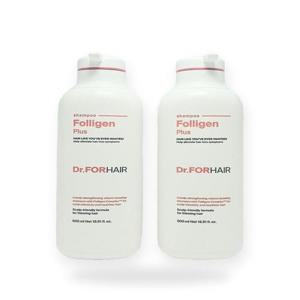 1+1 닥터포헤어 폴리젠 플러스 샴푸 500ml 탈 모증 상완 화 기능성샴푸 두