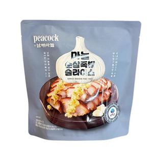 피코크 남해마늘 마늘 순살족발 슬라이스 330g x 1개 아이스박스포장 ee404