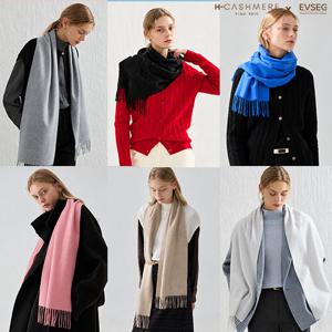 [H.캐시미어(CASHMERE)] 26WINTER 몽골 퓨어 캐시미어 100% 머플러 1종