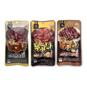 [수제칸육포] 수제 한우육포 30g(한우육포 3팩+한우견과 3팩+한우치즈 3팩)총 9팩