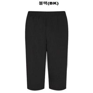 [웨스트우드]여자 우븐 7부 밴드 팬츠WP2WTPB802-BK_CA