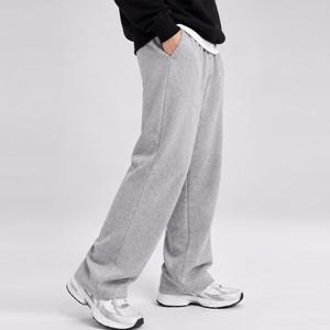 남여공용 데일리 기모 세미와이드 일자 밴딩 트레이닝 바지