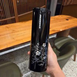 스타벅스 SS 코리아 블랙 텀블러 473ml 자개 외국인 관광객 선물 각인