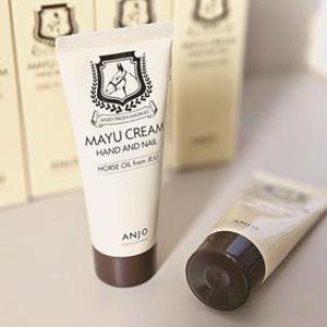 [앙쥬] [10개 세트] 제주 마유코팅 고보습 핸드크림 100ml