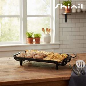[추가쿠폰+L포인트적립] 신일 52cm 다이아몬드코팅 와이드 전기그릴 SGP-H52WS / 높낮이조절 기름유도부