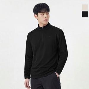 웨스트우드 남성 그리드 집업 티셔츠_WO4MTTS335