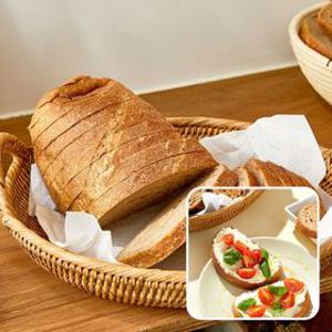 [한정수량 9,730원]오로지 유기농 통밀 100% 장발장 통밀빵 550g/1kg (오픈 샌드위치용)