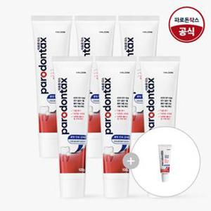 [10/12-13 구매 시 미니치약 증정] 파로돈탁스 쿨링 민트 검케어 잇몸치약 100g x6개