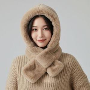 루타미 스너그 퍼 후드 워머