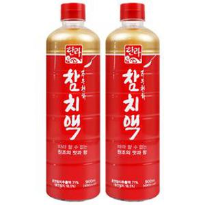 한라 참치액 900ml 2개