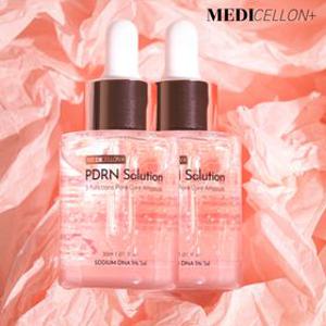 1+1 메디셀온 고농축 PDRN솔루션 모공앰플 모공세럼 30ml