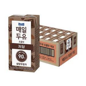[저당두유 출시기념 99.9 6개 증정] 매일두유 초콜릿 저당 190ml 24팩