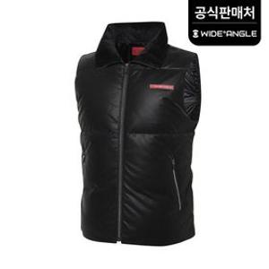 와이드앵글 공식 남성 CO PRO 샤이니 다운 베스트 WMW23613Z1