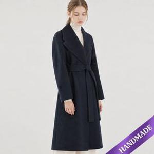 숄 카라 울 블렌디드 핸드메이드 코트_V6D-CCT001