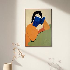 성경아트포스터 인테리어 말씀 시편119장105절 액자포함