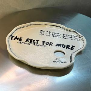 THE REST FOR MORE Palette Plate N3  마마콤마 작가 도자기 접시