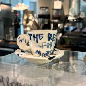 THE REST FOR MORE Espresso Cup N11 마마콤마 작가 도자기 접시