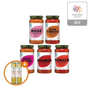 스파게티소스600g 5종(로제/아라비아따 외) 택 4개 + (증)스파게티면250g*2개