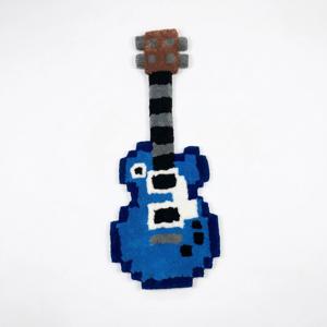 레스폴 픽셀 기타 러그  Les Paul PIXEL GUITAR RUG