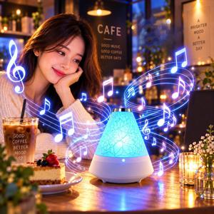 가정용 블루투스스피커 탁상용 미니 레트로 소형 무선 여행 캠핑 포터블 인테리어 감성 무드등
