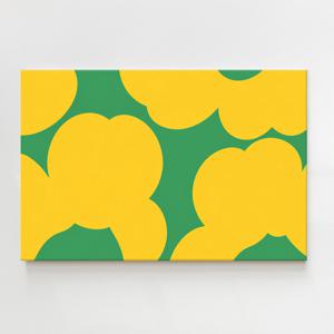 작은방 꾸미기 꽃 일러스트 그림 포스터 인테리어 액자_노란 꽃밭