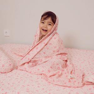 순수 드로잉 이중거즈 순면 아기블랭킷