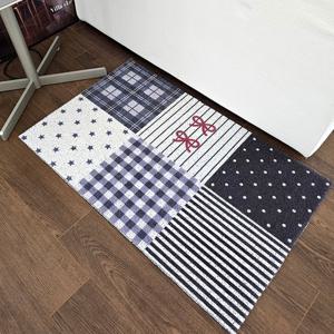 패치워크 아트 빨아쓰는 코일 발매트 주방매트 80x50