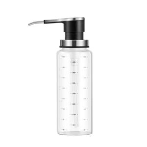 내열유리 펌프 시럽병 오일병 500ml 3P 스티커증정