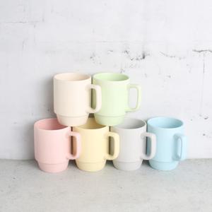 HS 무광 파스텔 스테킹 머그컵 350ml