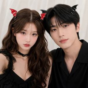 할로윈 박쥐 헤어핀 파티 소품 이벤트 코스프레 스냅 촬영 키덜트 행사 졸업 사진