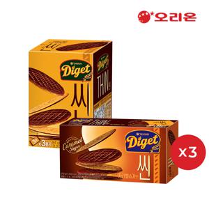 다이제씬 3P 84g 3개 + 오리온 다이제씬 카라멜슈가맛 9P 252g 3개