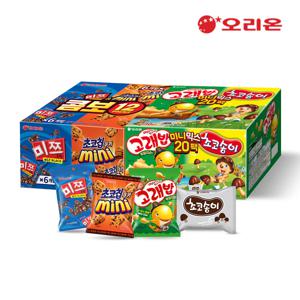 고래송이미니 20팩 + 미쯔 초코칩미니 12팩