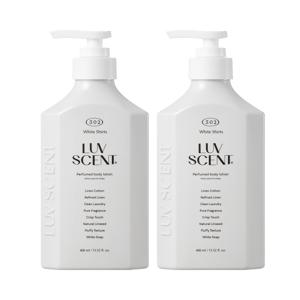 럽센트 퍼퓸 바디로션 400ml 화이트셔츠 린넨코튼 X 2개