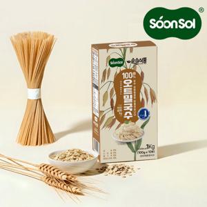 100% 순 오트밀면 오트밀 국수 3kg (1kg 3개)