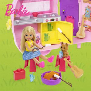 BARBIE 바비인형 패밀리 첼시 캠퍼 캠핑카