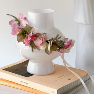 로즈우드블룸 조화 화관 브라이덜샤워 돌잔치 웨딩 촬영소품