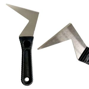 국산 (ㄱ자 칼헤라) 끌칼 스크래퍼 창틀청소용 쇠헤라