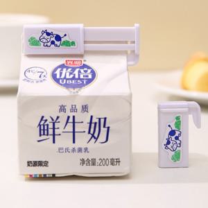 우유팩 밀봉클립 4P 우유클립 홀더 밀폐 뚜껑